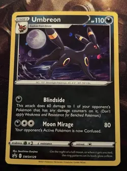 Pokemon TCG Umbreon SWSH129 Black Star Promo - NM ✨ - Image 1