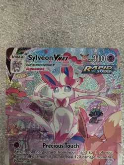 Pokemon Sylveon Vmax Evolving Skies 212/203 NM Secret Rare Alt Art 2021 - Image 3