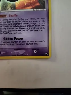 2005 Pokemon EX Unseen Forces Unown Rare Holo #P/28 - Image 2
