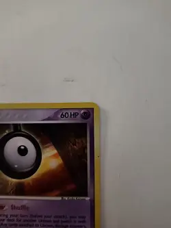 2005 Pokemon EX Unseen Forces Unown Rare Holo #P/28 - Image 4