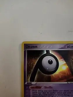 2005 Pokemon EX Unseen Forces Unown Rare Holo #P/28 - Image 5