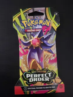 Pokemon Perfect Order Booster Pack Sleeved Starmie Art Sealed - Image 1