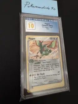 POP 2! Pristine 10 Pokemon Flygon EX Dragon 2003 #15/97 Top Pop English E-Reader - Image 4