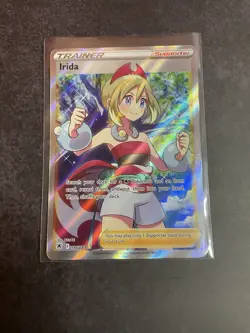 Pokemon Irida Full Art Trainer Supporter 186/189 Astral Radiance Ultra Rare Holo - Image 3
