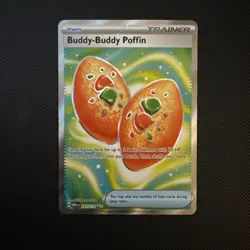 Pokemon Buddy-Buddy Poffin #167/132 English Mega Evolution Ultra Rare Full Art - Image 1