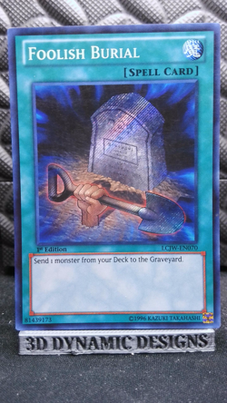 | Yugioh Foolish Burial LCJW-EN070 1st Edition Secret Rare Joeys World NM- 🔥 | - Image 1