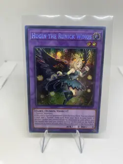 Yugioh Hugin the Runick Wings MP23-EN249 Secret Rare 1st Ed NM - Image 1