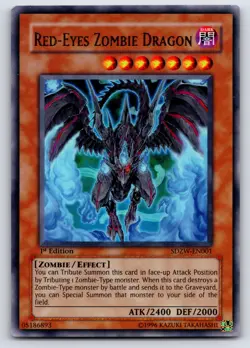 Red-Eyes Zombie Dragon SDZW-EN001 Ultra Rare LP 1st Edition - Image 1