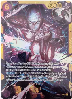 Enel OP15-118 Secret Rare Adventure on Kami's Island One Piece Near Mint - Image 1
