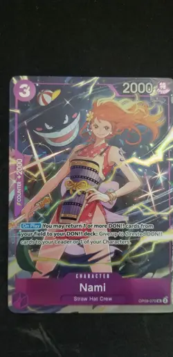 Nami Best Selection Vol. 4 OP09-070 One Piece Promo Gengar Nami - Image 1