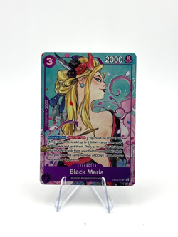 Black Maria OP08-074 Illustration Box Vol. 2 Promo SR Foil One Piece TCG - Image 1