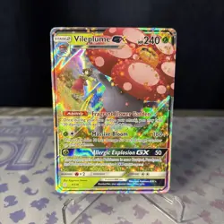 Pokemon - Vileplume GX - TCG Cosmic Eclipse Holo Card 4/236 minty!! - Image 1
