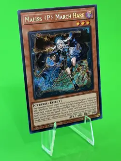 Yu-Gi-Oh Alliance Insight Maliss P March Hare Secret Rare ALIN-EN023 NM!!! - Image 3