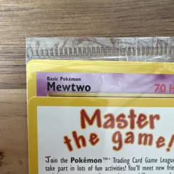 Mewtwo #3 Black Star Promo SEALED WB Movie WOTC Pokemon TCG Card 1999 - Image 3
