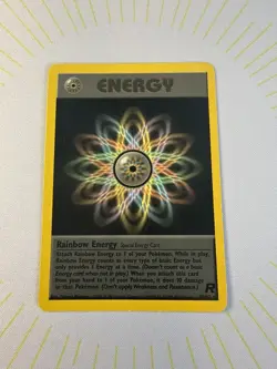 Pokemon TCG Rainbow Energy Team Rocket WOTC Vintage, Non-Holo Rare Card 80/82 - Image 2