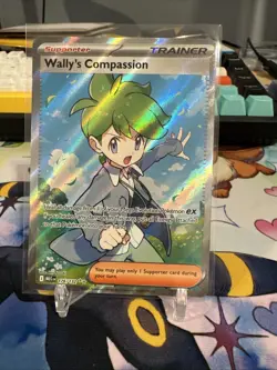 Wally's Compassion 176/132 Full Art Mega Evolutions Pokemon Card NM 🔥🔥 - Image 1