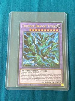 Yu-gi-oh Thunder Dragon Titan 1st Edition MP19-EN182 - Image 1