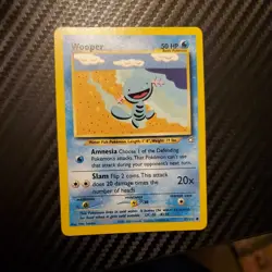 Wooper 82/111 Neo Genesis - Common Pokemon Card - NM/Mint - Image 1