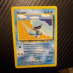 Wooper 82/111 Neo Genesis - Common Pokemon Card - NM/Mint - Image 2