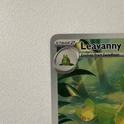 Pokemon TCG Leavanny 089/086 IR White Flare Illustration Rare Holo Card English - Image 5