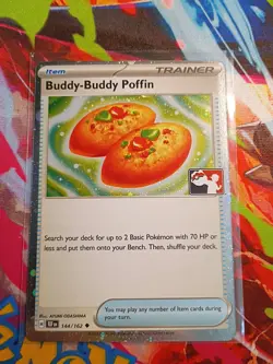 Buddy-Buddy Poffin 144/162 Prize Pack Series Cards Holo - Image 1