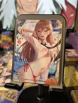 Goddess Story Metal Card Rare Waifu Anime Chainsaw Man Power - Image 1