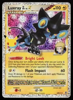 Luxray GL LV.X 109/111 Celebrations: Classic Collection Pokemon Card - Image 1