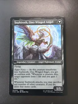 MTG Sephiroth, Fabled SOLDIER - Final Fantasy (FIN) Normal #115 Near Mint - Image 2