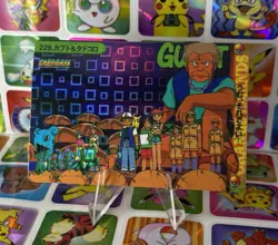 Pokemon Charizard Vintage Pocket Monsters Vending HOLO Prism Sticker 98 bandai - Image 1