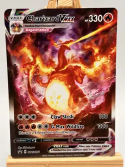 Charizard VMAX SWSH261 SWSH: Sword & Shield Promo Cards Holo Crease - Image 1