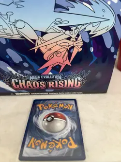 Mega Greninja ex SIR 116/086 Chaos Rising Special Illustration Rare Pokemon TCG - Image 3