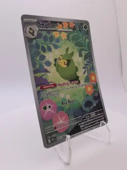 Pokemon TCG Swadloon White Flare Illustration Card 088/086 SV Rare - Image 2