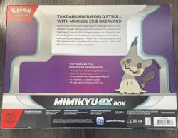 Nintendo Pokemon TCG Mimikyu EX Box 4 TCG Booster Packs Inside SEALED CIB 820650852183 - Image 2