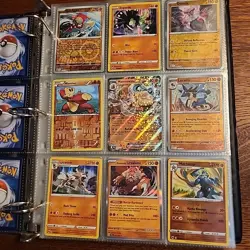 Pokemon binder with only Holo & Reverse Holo Modern TCG cards - Image 4
