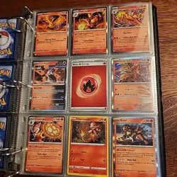 Pokemon binder with only Holo & Reverse Holo Modern TCG cards - Image 5