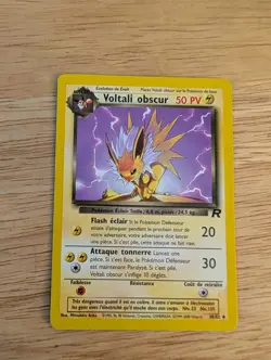 Voltali Obscur Dark Jolteon 38/82 French Pokemon Card - Image 1