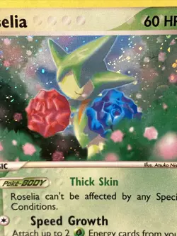 Pokemon TCG Roselia 9/97 Dragon Holo Rare Vintage 2003 E-Reader - Image 2