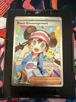 Rosa’s Encouragement 123/088 - Perfect Order - SIR - Pokemon TCG *PACK FRESH* - Image 1
