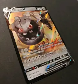 Steelix V 115/185 Holo V Rare Vivid Voltage Pokemon Near Mint - Image 3