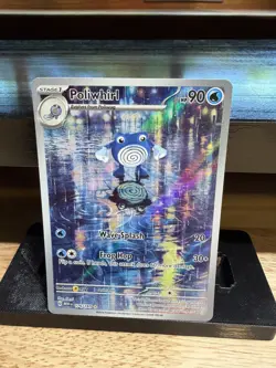 2023 Pokemon, Scarlet & Violet 151, #176/165 Poliwhirl, Illustration Rare - Image 1