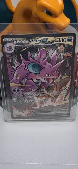 Team Rocket's Nidoking ex - 233/182 SIR - Destined Rivals Pokemon TCG, Near Mint - Image 1