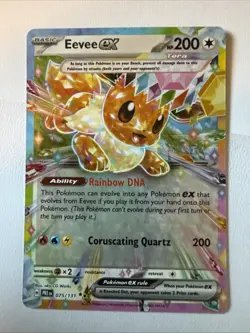 Eevee ex 075/131 Holo Double Rare Prismatic Evolutions Pokemon Near Mint - Image 1
