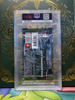 2016 Pokemon XY Fates Collide Mega Alakazam art Break Booster Pack PSA 9 - Image 2