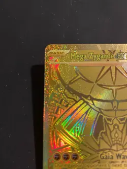 Pokemon Mega Zygarde EX 124/088 POR Gold Full Art Dragon Foil English CLEAN🔥☄ - Image 5