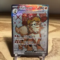 Pokemon Scarlet & Violet - Arcanine EX Ultra Rare 224/198 - Image 1