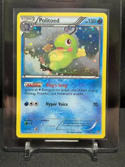 Politoed 18/111 Cosmos Holo Promo Rare Pokemon 2014 XY Furious Fists LP - Image 1
