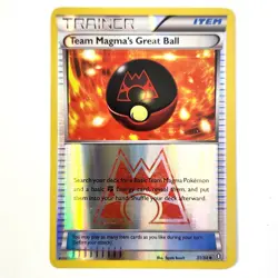 Pokemon TCG Team Magma's Great Ball Reverse Holo 31 Double Crisis LP Light Play - Image 1