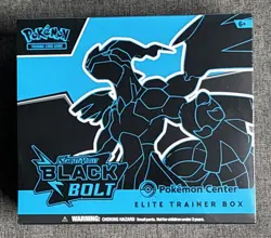 Scarlet & Violet Black Bolt Pokemon Centre Elite Trainer Box- Sealed - Image 1