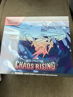 Pokemon Elite Trainer Box Mega Evolution Chaos Rising TCG ETB - Image 1