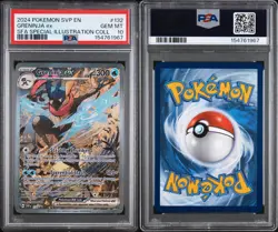 2024 Pokemon Black Star Promo Greninja EX Special Illustration Coll PSA 10 #132 - Image 1